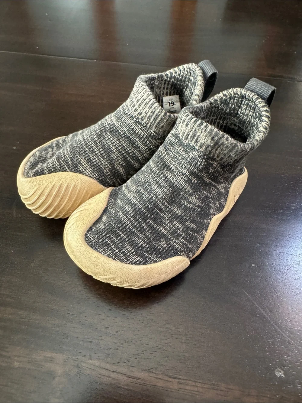 Vivobarefoot Pluma Knit Toddlers Slip On Sock Shoe 19